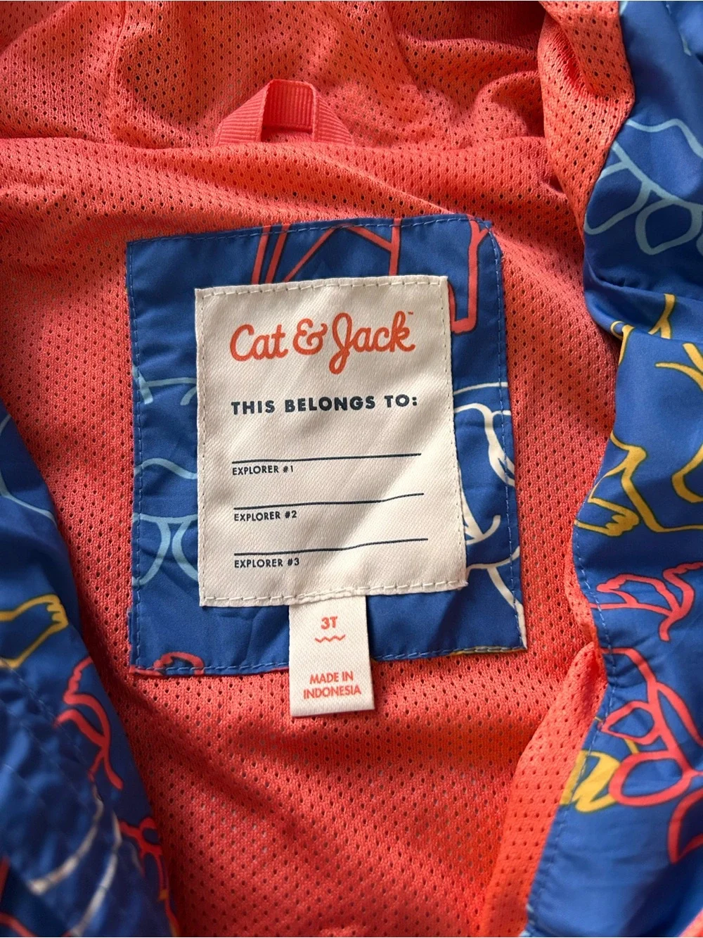 Cat & Jack navy raincoat